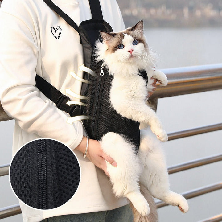 Explore the Great Outdoors with Your Pet: The Breathable Pet Front Carrier Backpack