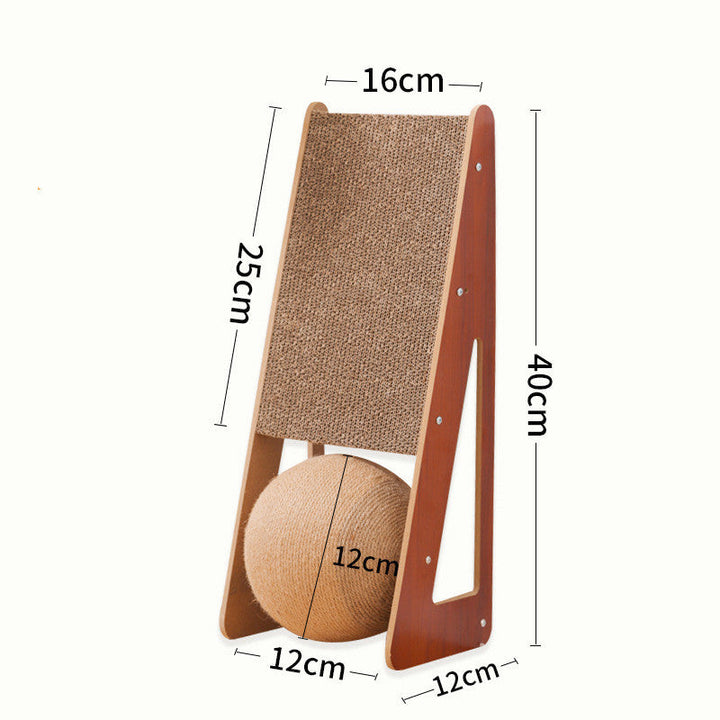 Discover the Fun and Benefits of the Corrugated Pet Scratching Board Activity Toy